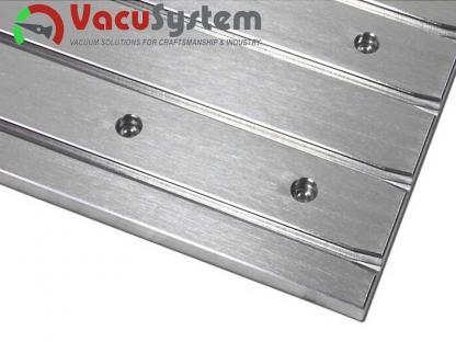 Płaski aluminiowy stół teowy VacuSystem vacuum-cnc