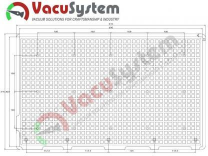 stol-prozniowy-podcisnieniowy-rastrowy-cnc-Vacu-Plate-R-Basic wymiary